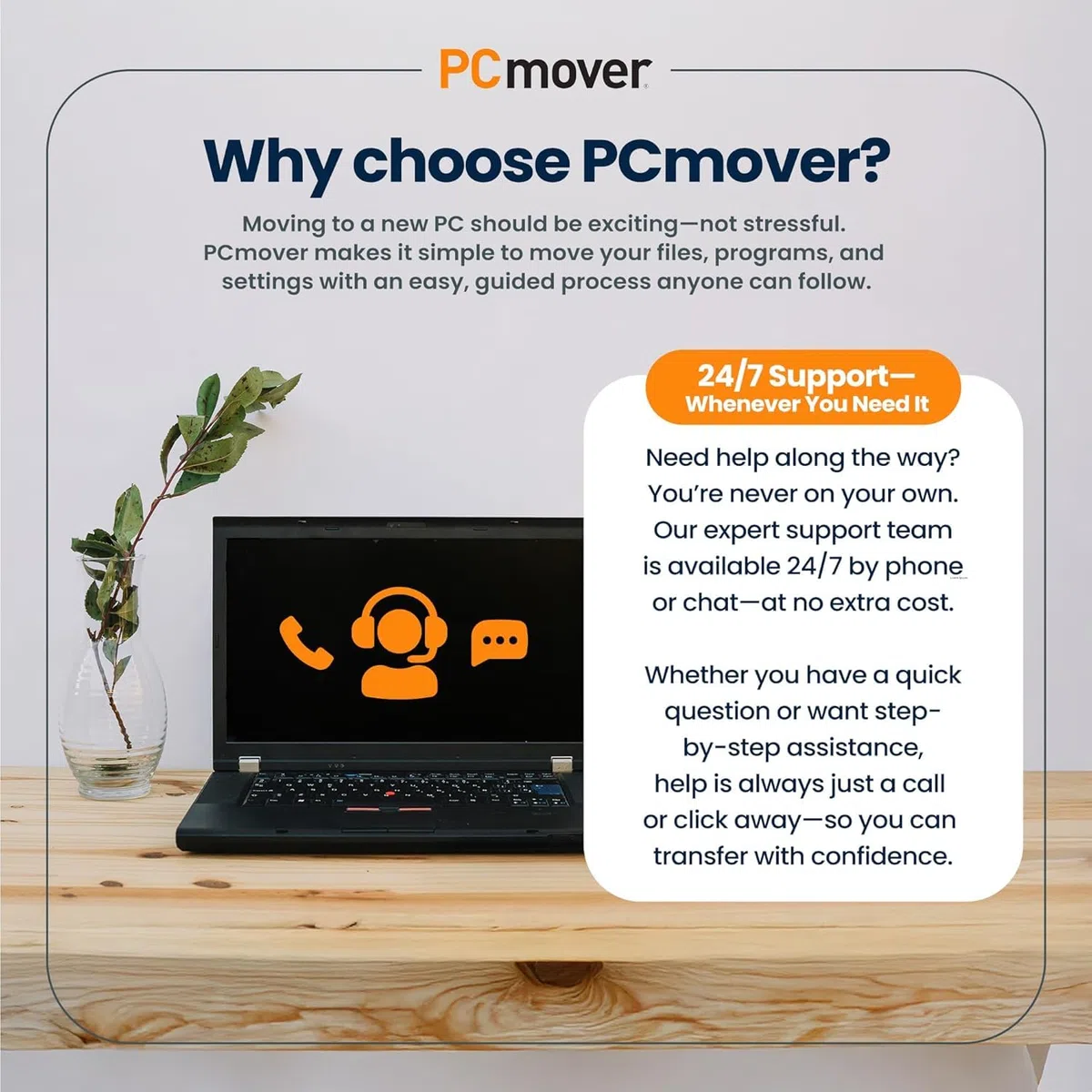 Laplink PCmover Home - Descarga instantánea - Licencia de un solo uso - Transfiere aplicaciones, archivos y configuraciones a tu nueva PC