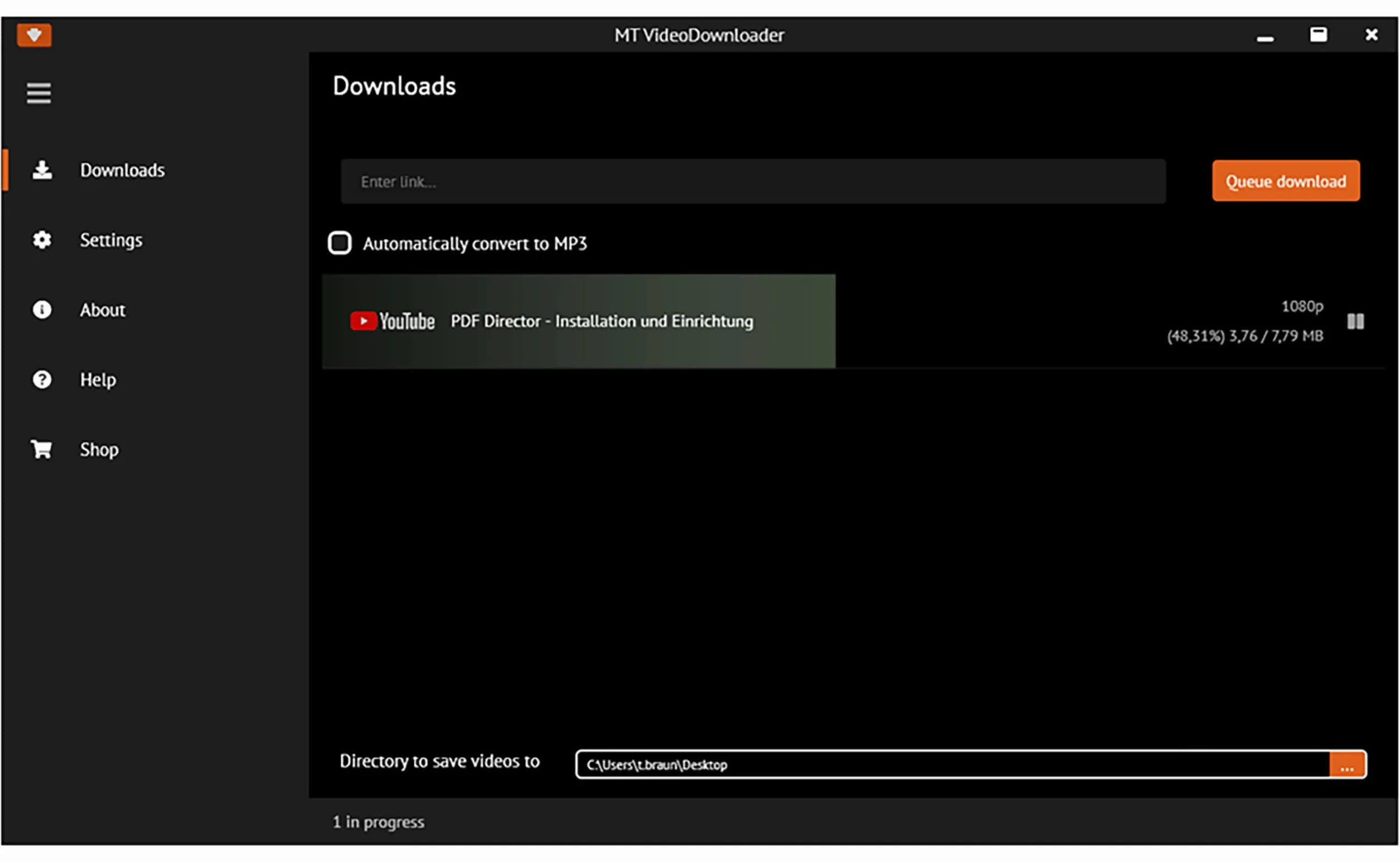 Video and Audio Downloader software for YouTube – download your favorite YouTube videos as MP4 video or MP3 audio – lifetime license – computer program compatible with Windows 11, 10, 8 and 7