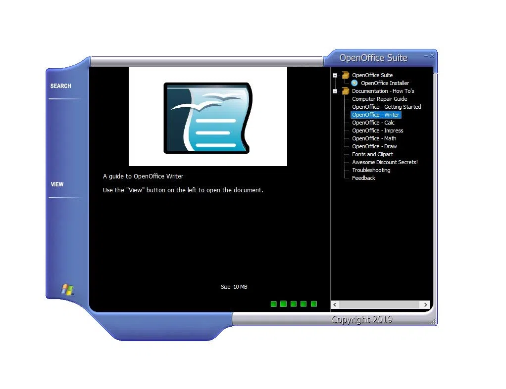 Open Office 2019 Software Suite for Home Student and Business, Compatible with Microsoft Office Word Excel PowerPoint for Windows 10 8 7 powered by Apache