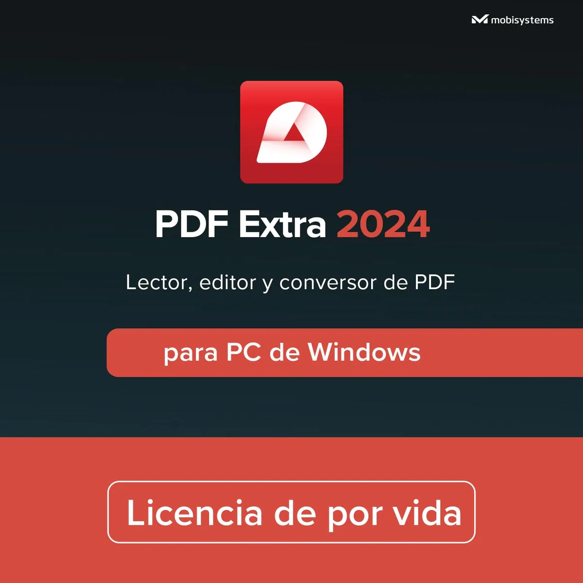 PDF Extra Lifetime - Editor de PDF profesional - 1 PC Windows / 1 Usuario / Licencia de Por Vida
