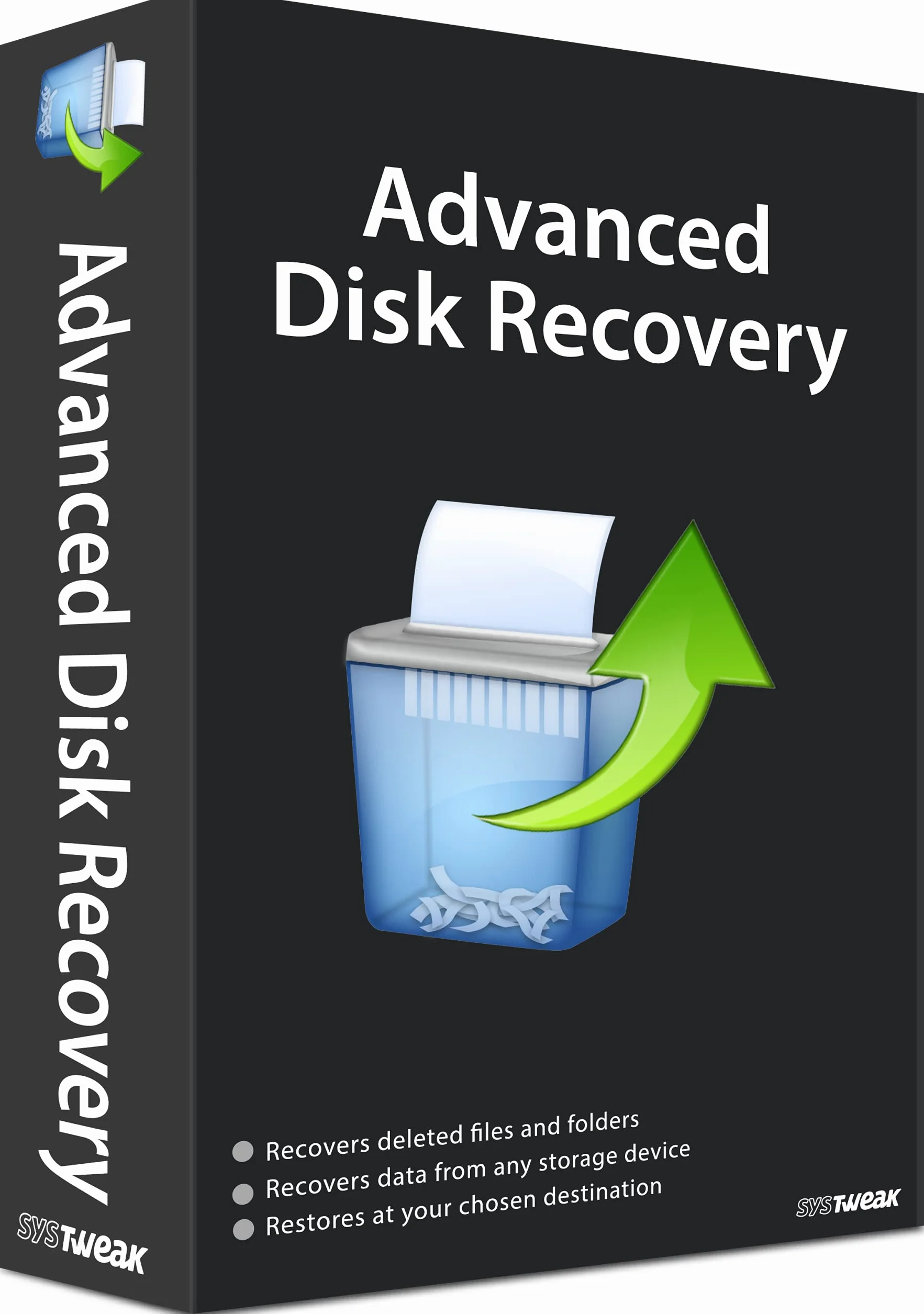 Systweak Advanced Disk Recovery Software 1 PC 1 año, Recupere archivos borrados, documentos y otros archivos de PC con Windows | USB | disco duro usb (correo electrónico solo en 2 horas, sin CD)