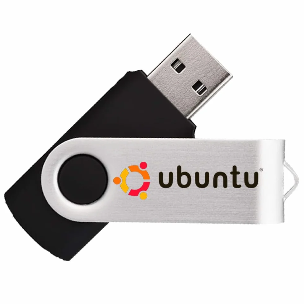 UBUNTU 25.10 Memoria USB Bootable Linux - Última Versión 2026 – 64 Bits – Instalación fácil – Sistema en Español + Modo LIVE - Ubuntu Memoria USB de Arranque