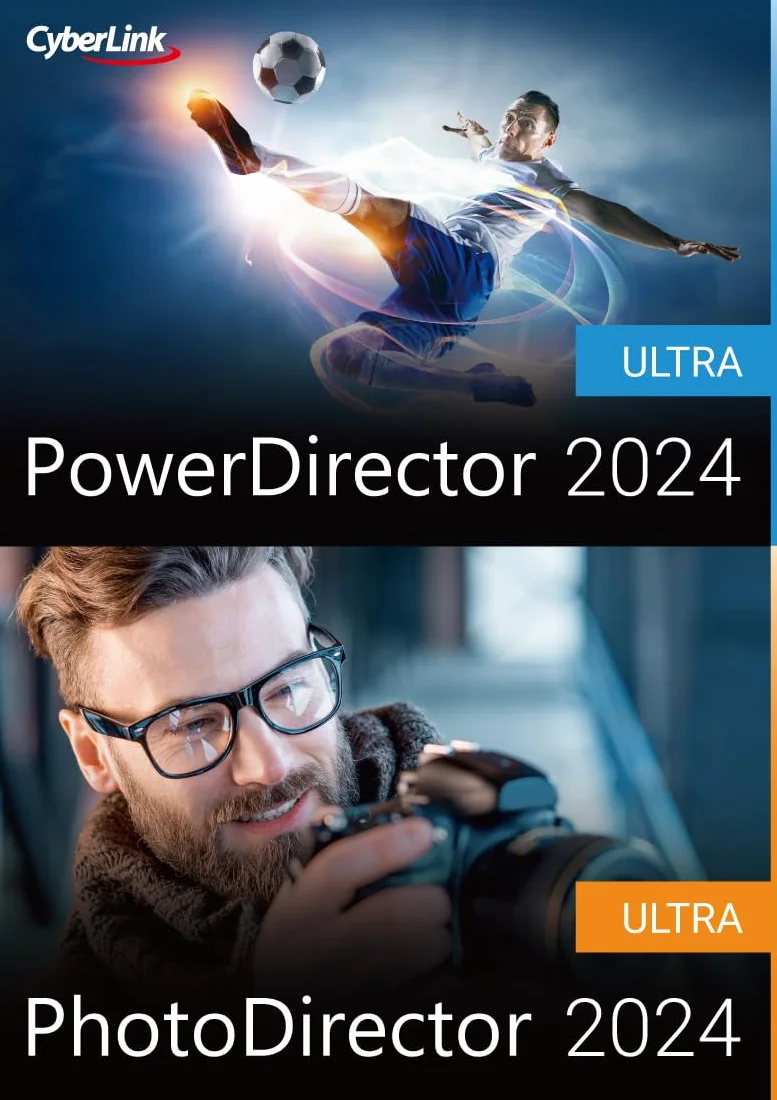 CyberLink PowerDirector 2024 Ultra & PhotoDirector 2024 Ultra Duo | Código de activación PC