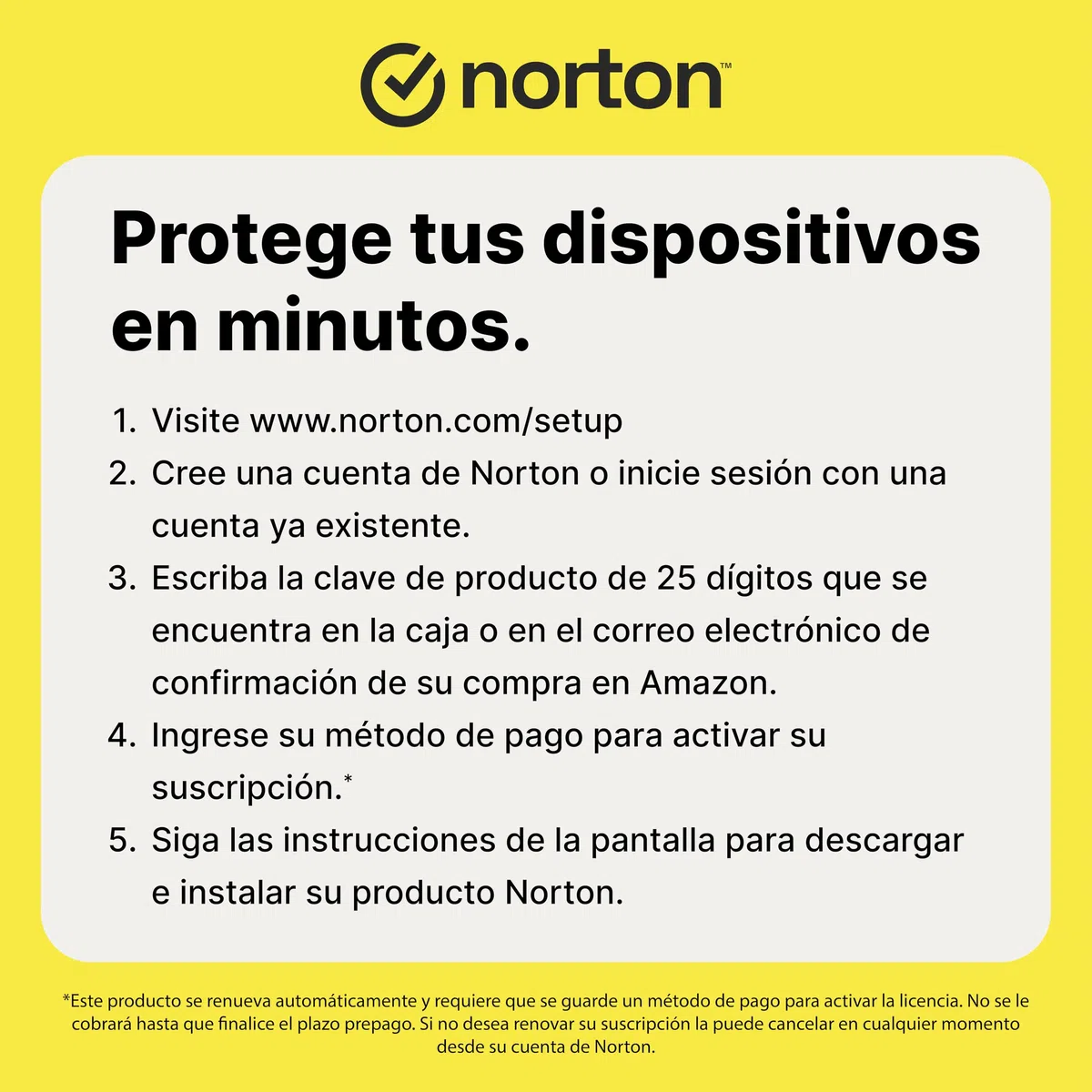 Norton 360 Advanced 2026 │ 10 Dispositivos │ 15 meses renovación automática │ Social Media, Dark Web Monitoring y VPN │ Código por email