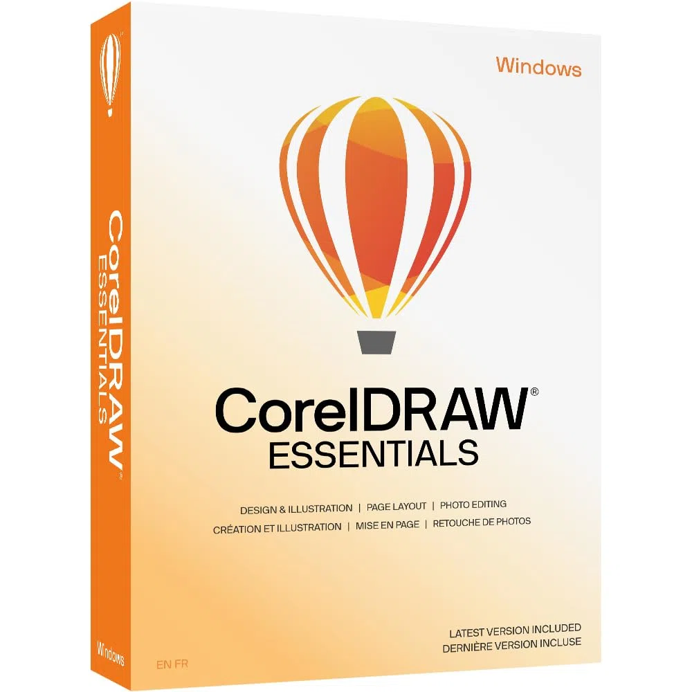 Corel CorelDRAW Essentials 2024 Edición de Fotos, 1 usuario