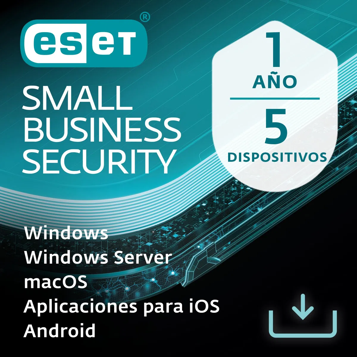 ESET Small Business Security 5 dispositivos 1 año Antivirus VPN Descarga digital