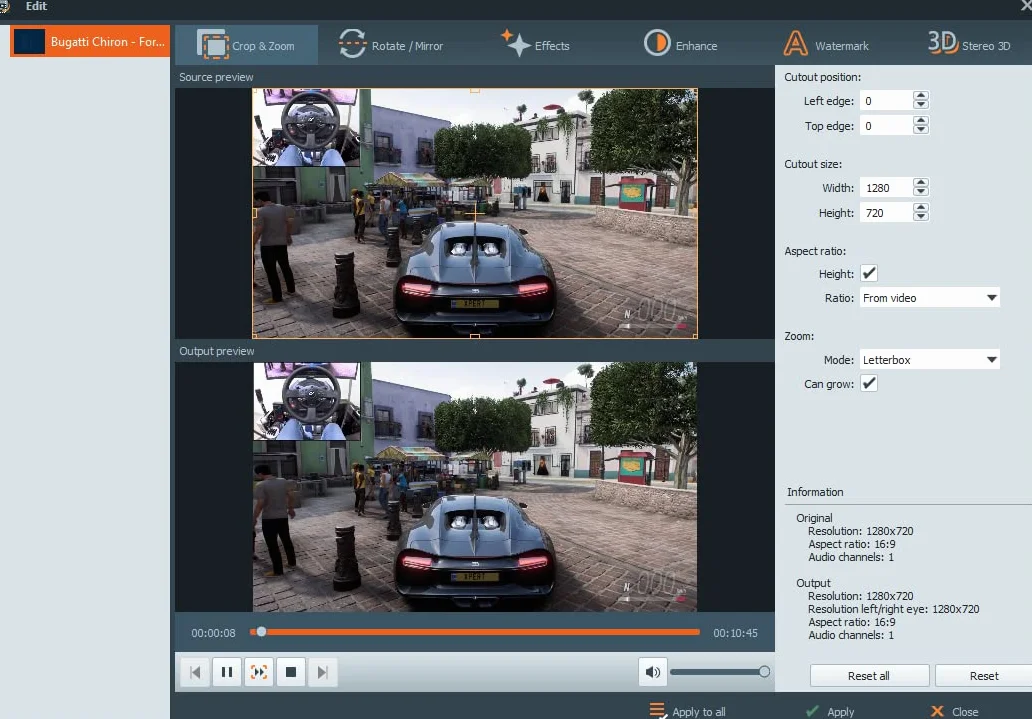 Video Converter Software compatible with Windows 11, 10, 8 and 7 – Easily convert video and audio files even in HD, 4K and 3D – Edit and improve your videos