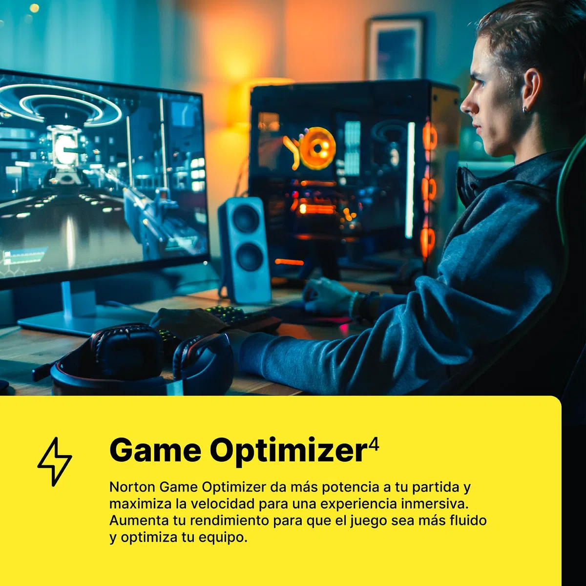 Norton 360 for Gamers 2026 |Antivirus 3 Dispositivos| 1 año| Descarga digital