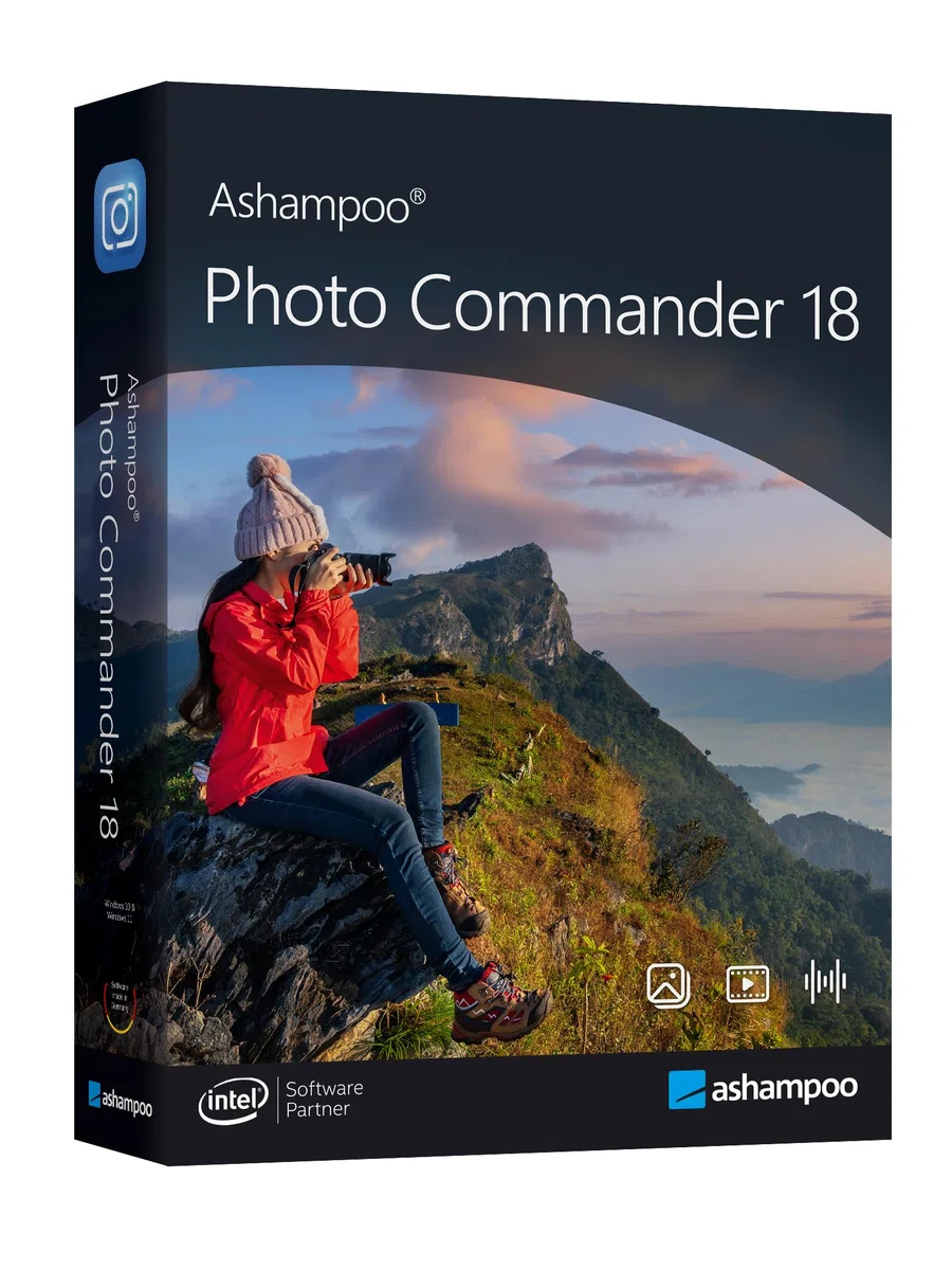 Photo editing software compatible with Windows 11, 10, 8.1 and 7 – view, edit, enhance and organise your photos – more than 200 features (collages, slideshows and more)