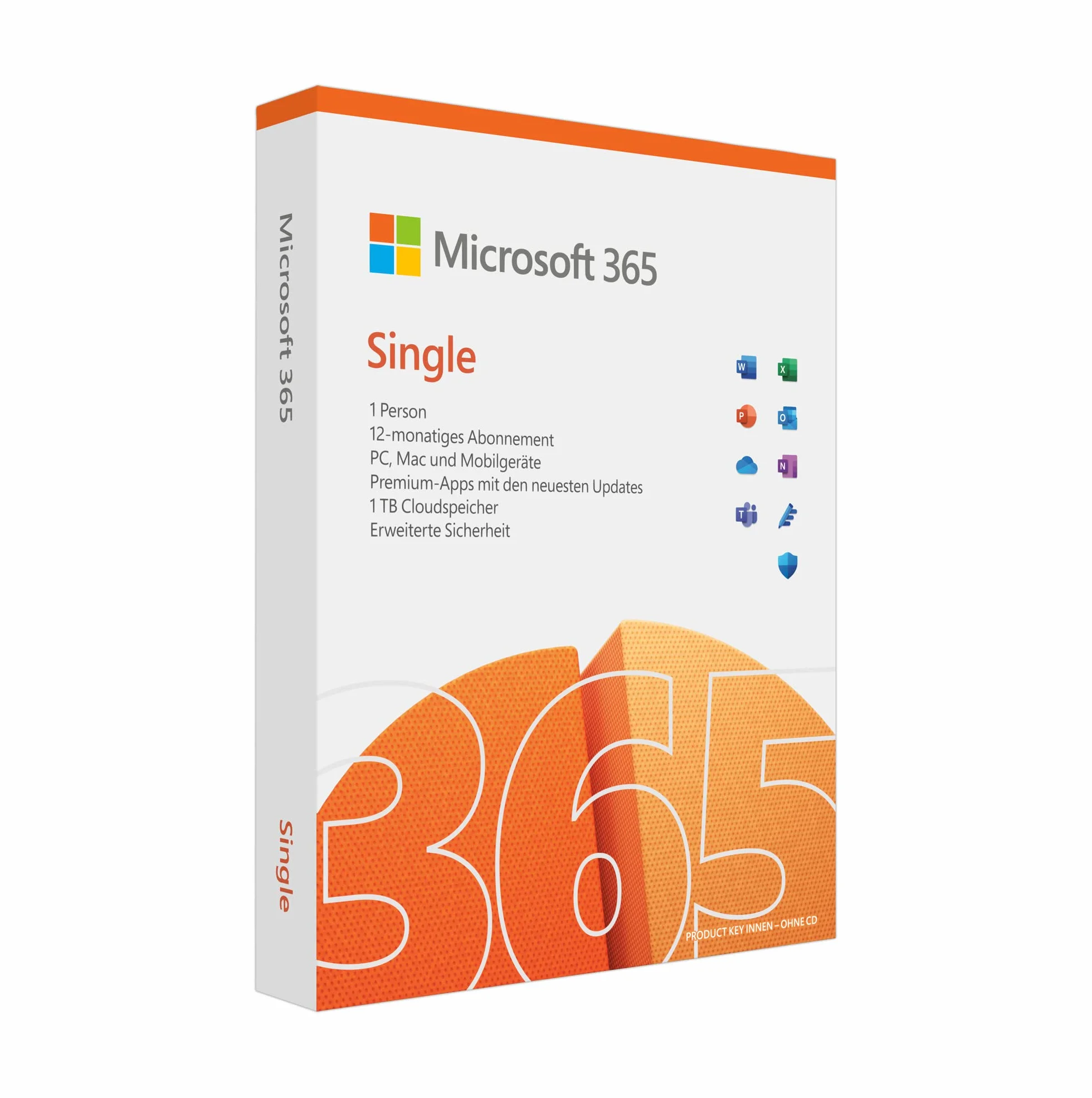 Microsoft 365 Individual 1 PC/MAC 1 año DE Caja Negro