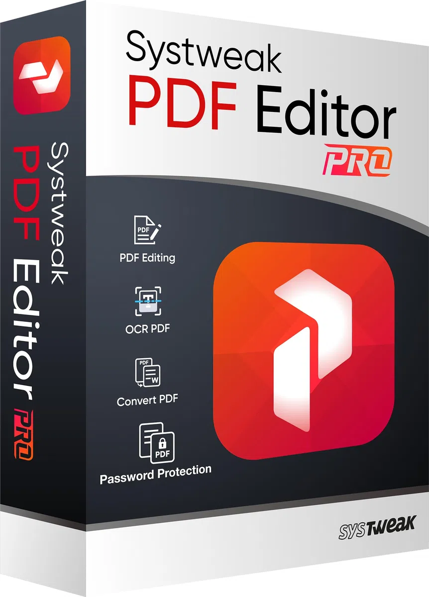 Systweak PDF Editor - Software para Windows - 1 PC, 1 año | Ver, Crear, Editar, Proteger y Firmar PDFs | Fusionar y Dividir (Solo entrega por correo electrónico - en 2 horas, Sin CD)
