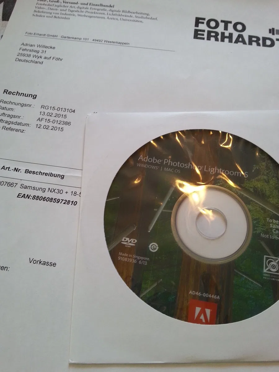 Adobe Photoshop Lightroom 5 1 usuario Full caja Autoedición Intel Pentium 4 AMD Athlon 64 2048 MB