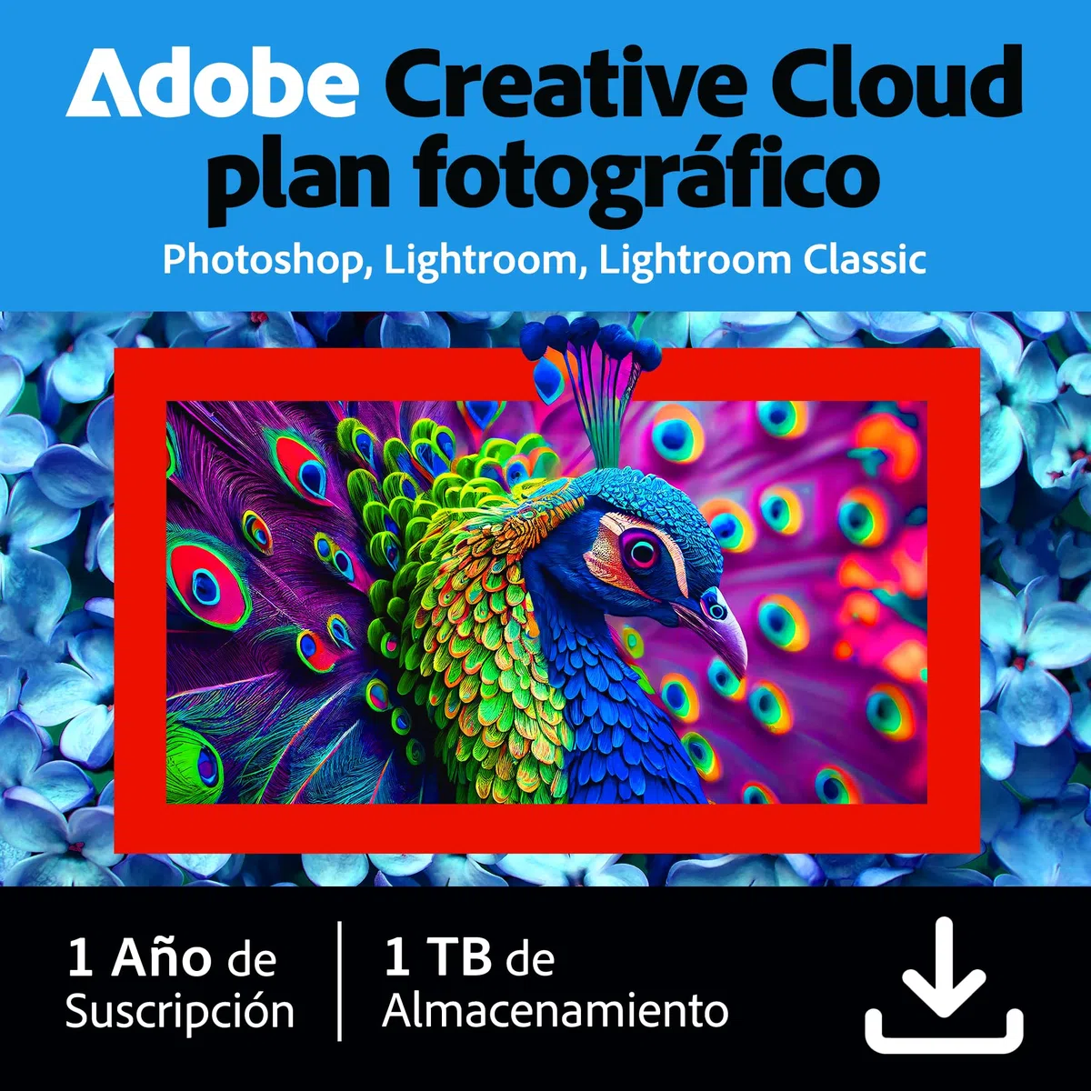 Creative Cloud Photography plan 1TB 1 Año PC/Mac