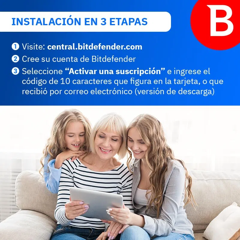Bitdefender Antivirus Plus 2026| 1 Dispositivo | 1 Año | PC | Código de activación por email | Renovación automática