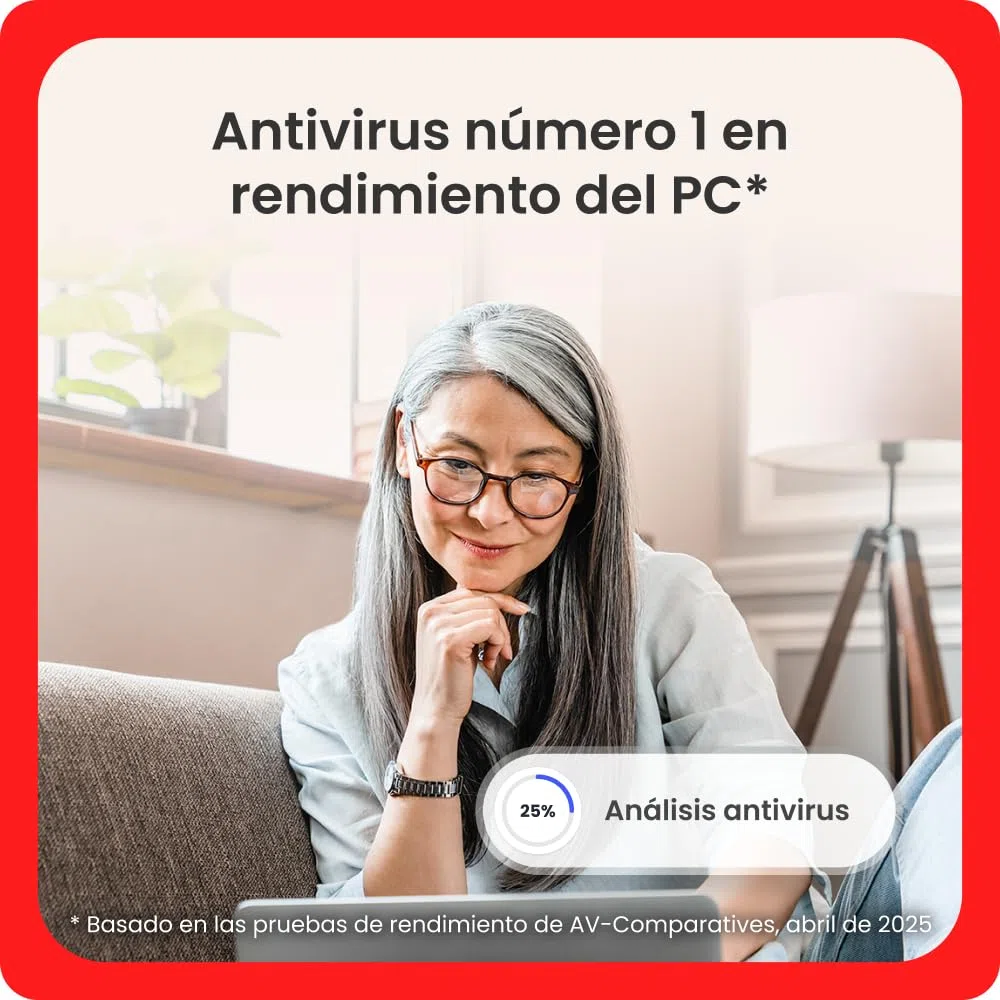 McAfee Total Protection para 3 Dispositivos 2026, 15 meses, Exclusivos de Amazon | Antivirus, VPN, software de seguridad | Suscripción con renovación automática | Descargar