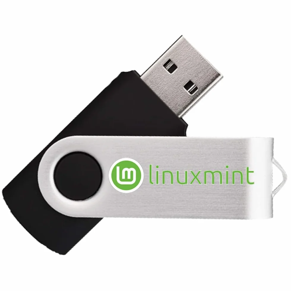LINUX MINT 22.3 Memoria USB Arrancable Linux – 64 Bit – Instalación fácil sistema operativo en Español y modo LIVE