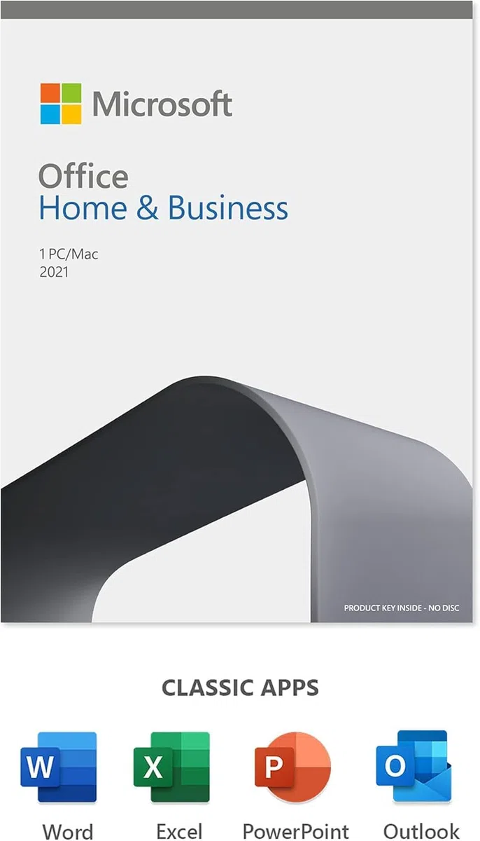 Office 2021 Home and Business - Tutte le classiche applicazioni Office - Per 1 PC/MAC