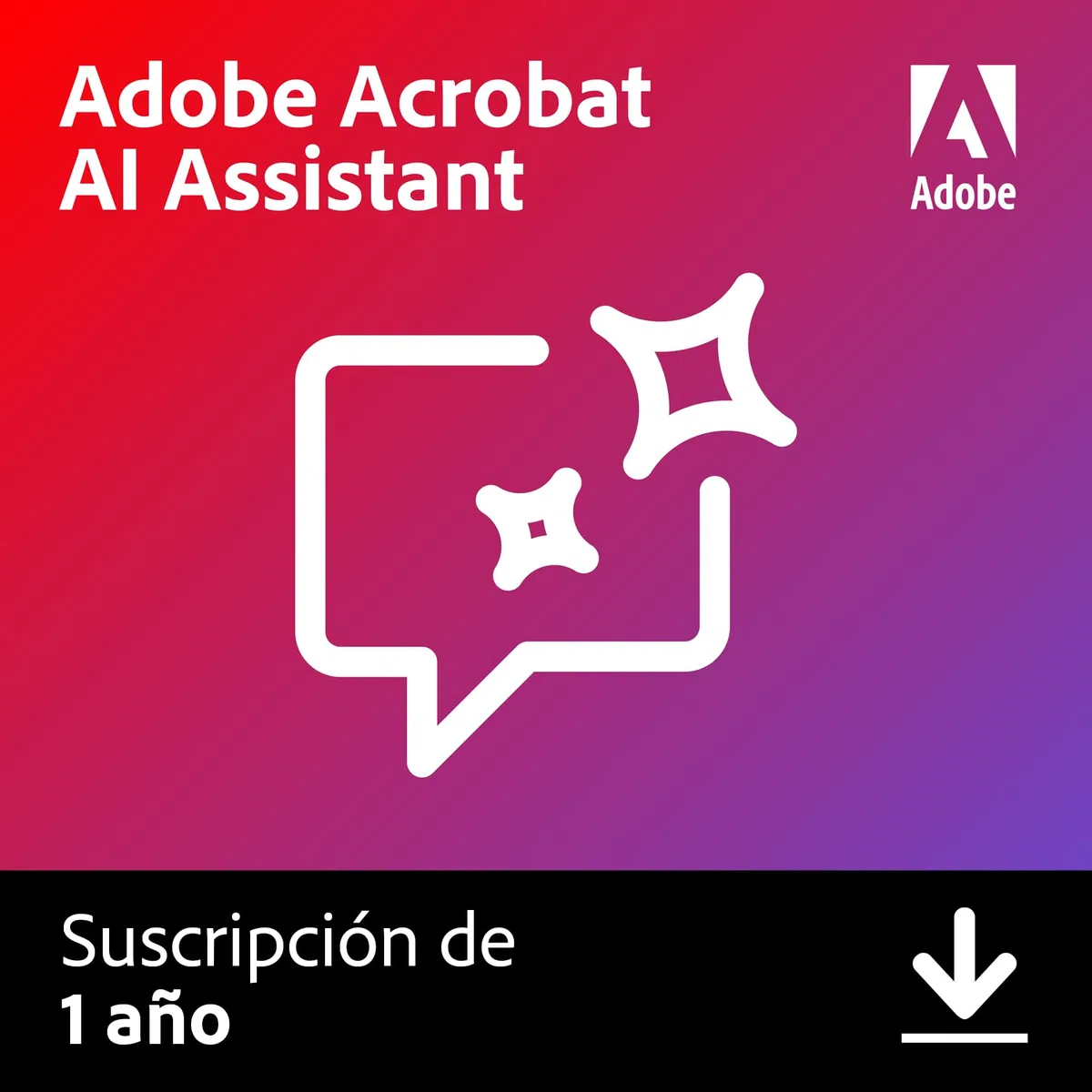 Adobe Acrobat AI Assistant | PC/Mac/Web | PDF Software | Descarga
