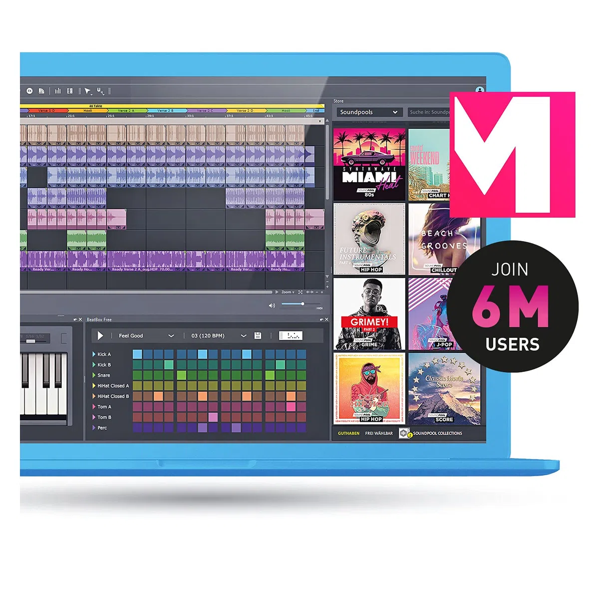 Music Maker Plus Edition 2022: Professional sound for creative music production