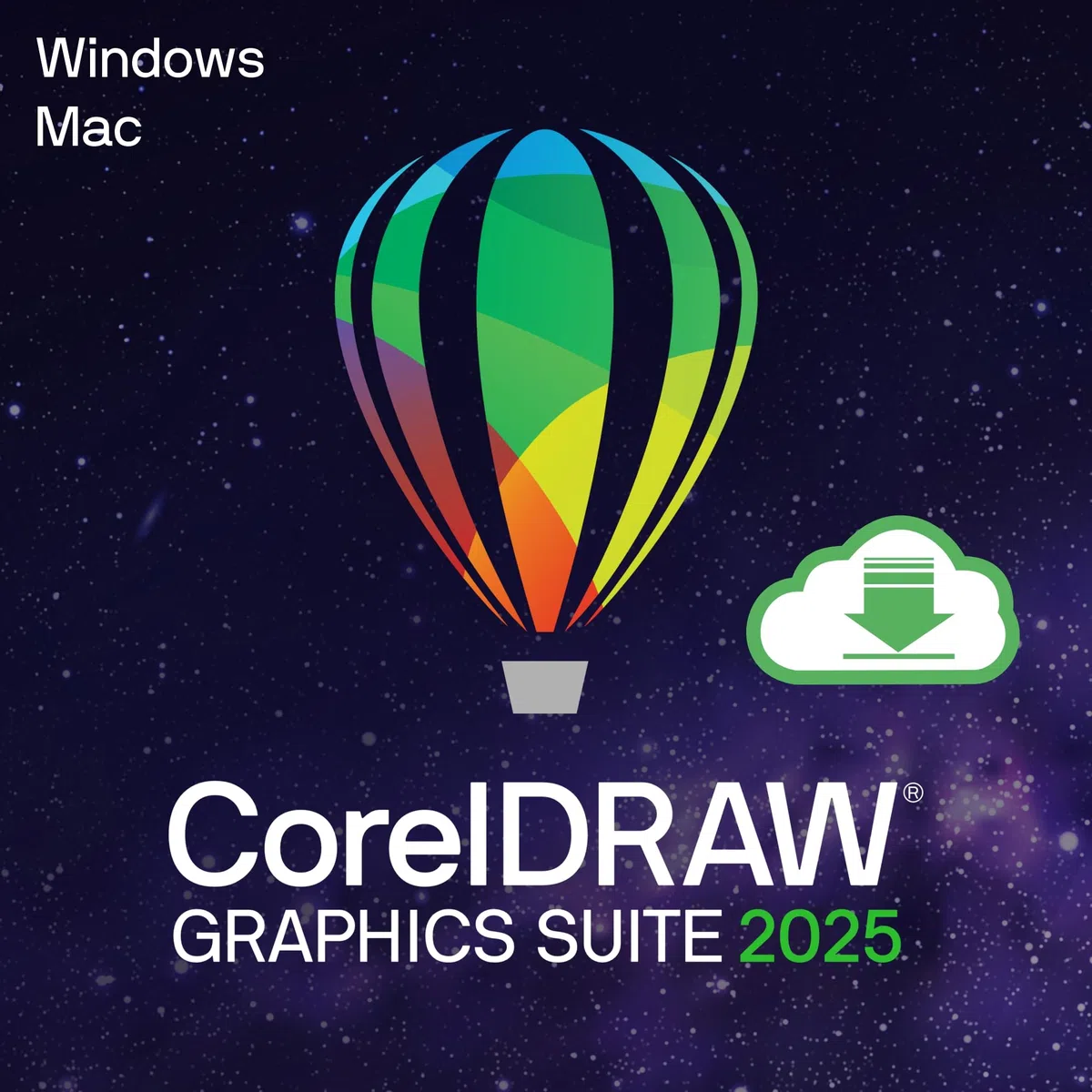 CorelDRAW Graphics Suite 2025 Perpetual 1 Dispositivo 1 Usuario Código de activación