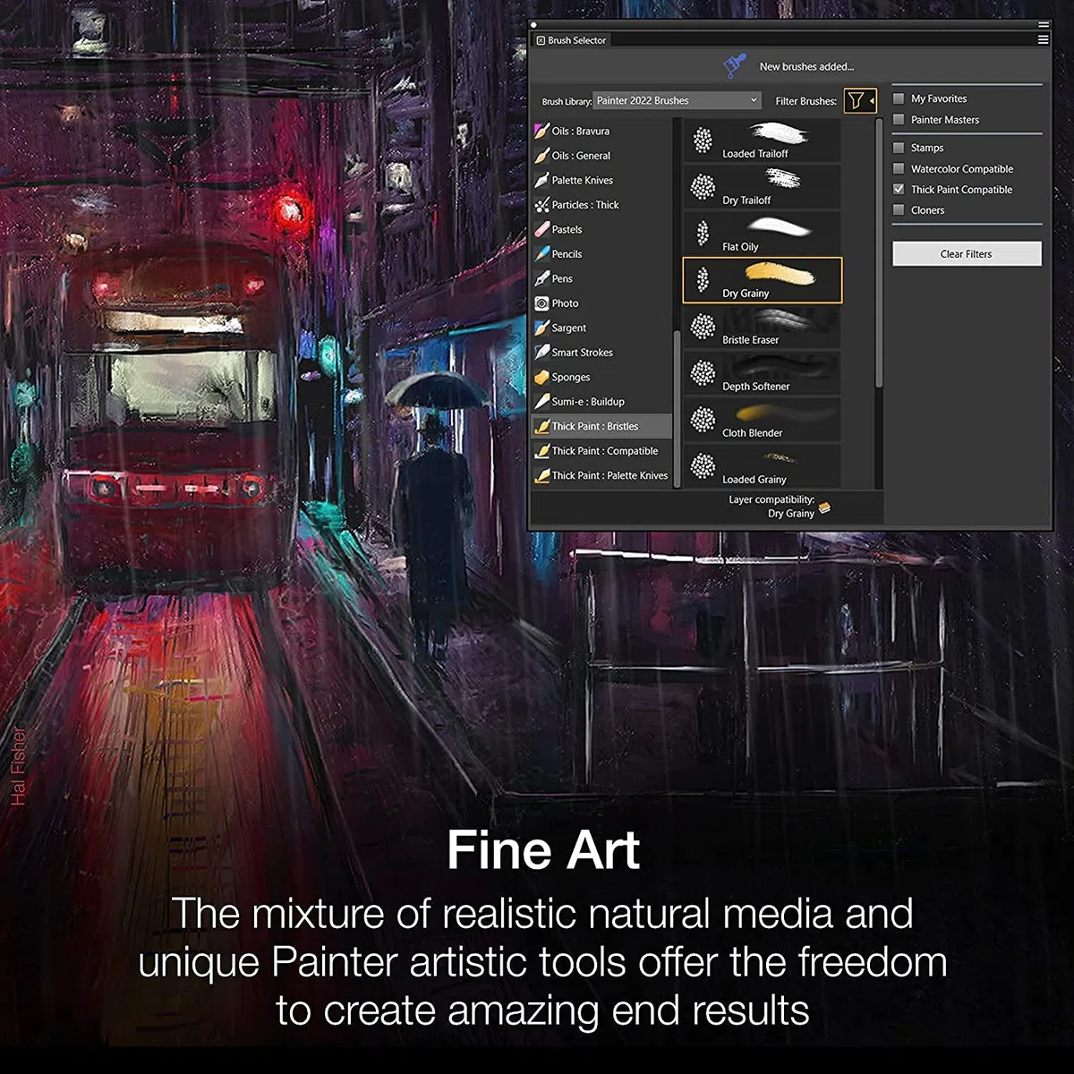 Corel Painter 2023 Standard, Software de pintura digital, Descarga digital