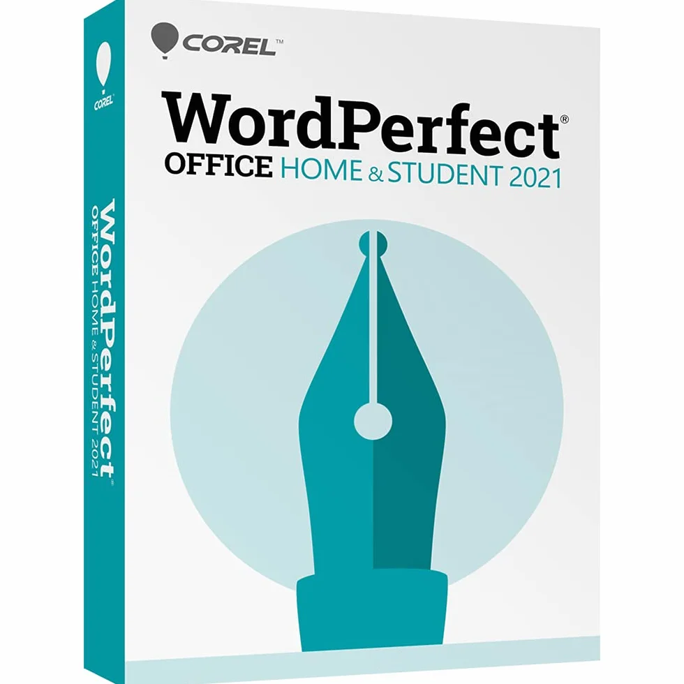 Corel WordPerfect Office Hogar & Estudiante 2021 Suite Office Procesador de Textos Hojas de Cálculo Presentación Disco PC