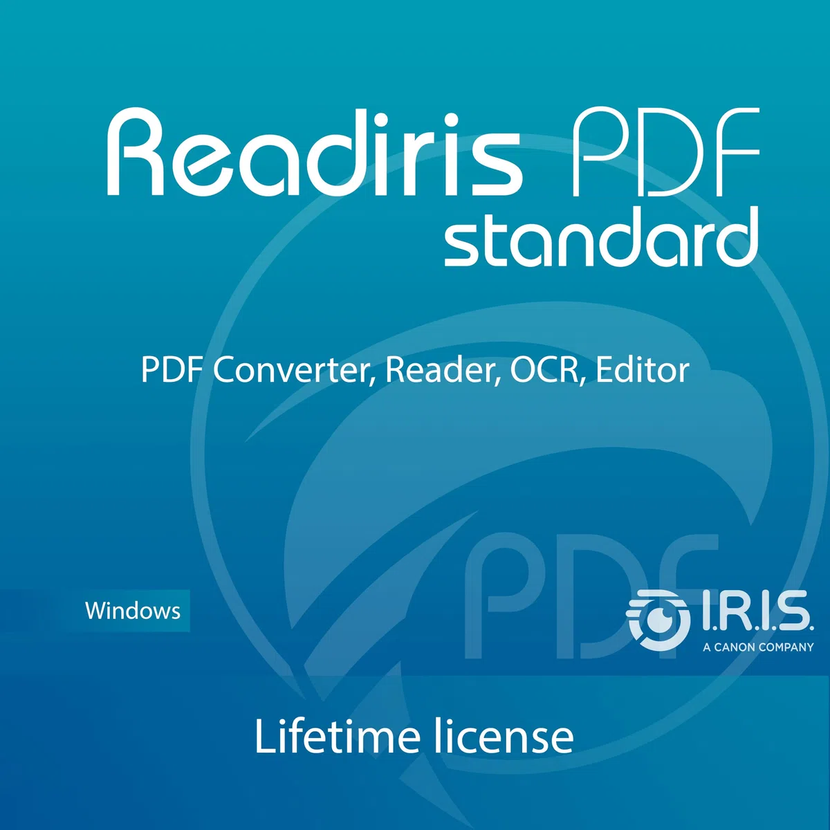 Readiris PDF Standard : software Editor de PDF profesional - Edita, Protege, Anota, Convierte, Completa y Firma los PDF - 1 PC Windows / 1 Usuario / Licencia de Por Vida