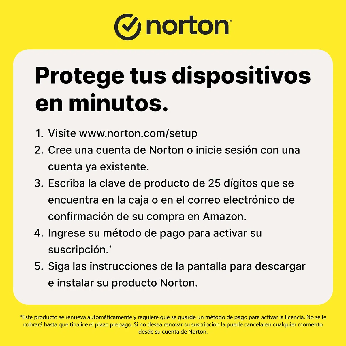 Norton 360 Deluxe 2026 - Antivirus Software para 5 Dispositivos y 15 Meses de Suscripción con Renovación Automática, Secure VPN y Gestor de Contraseñas, para PC, Mac Tableta y Smartphone