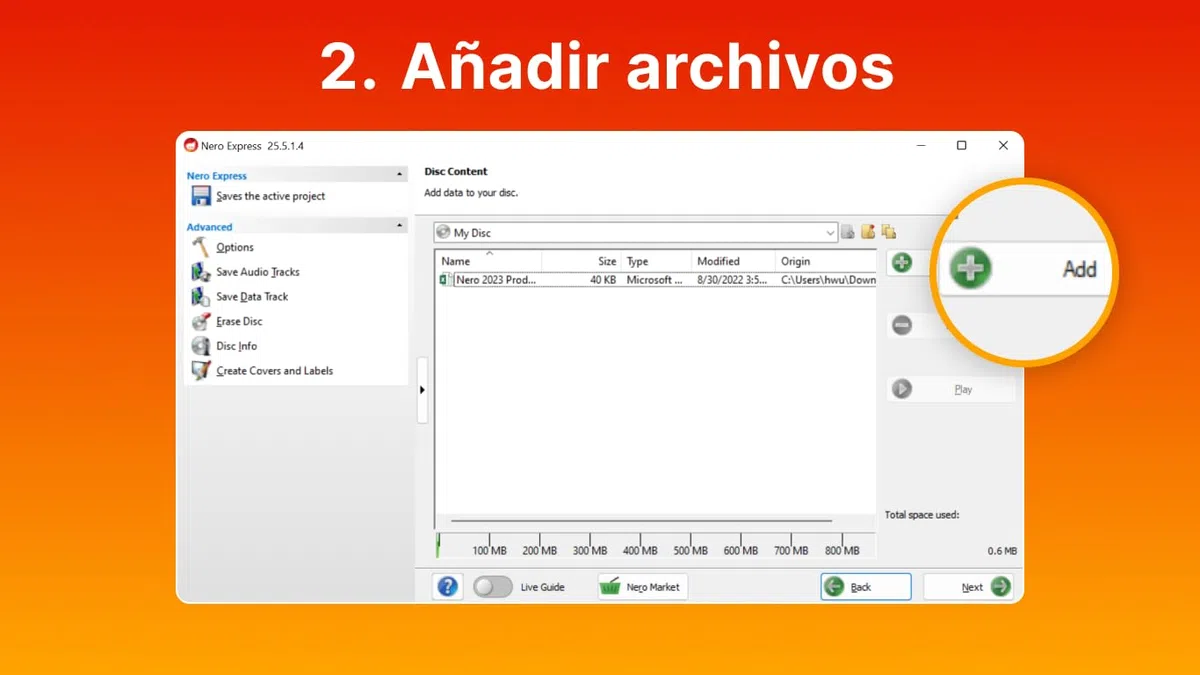 Nero Burning ROM 2025 | El original | Programa de grabación | Grabación de CD DVD Bluray | Copiado | Windows 11 / 10 / 8 / 7 | 1 PC | Licencia Ilimitada
