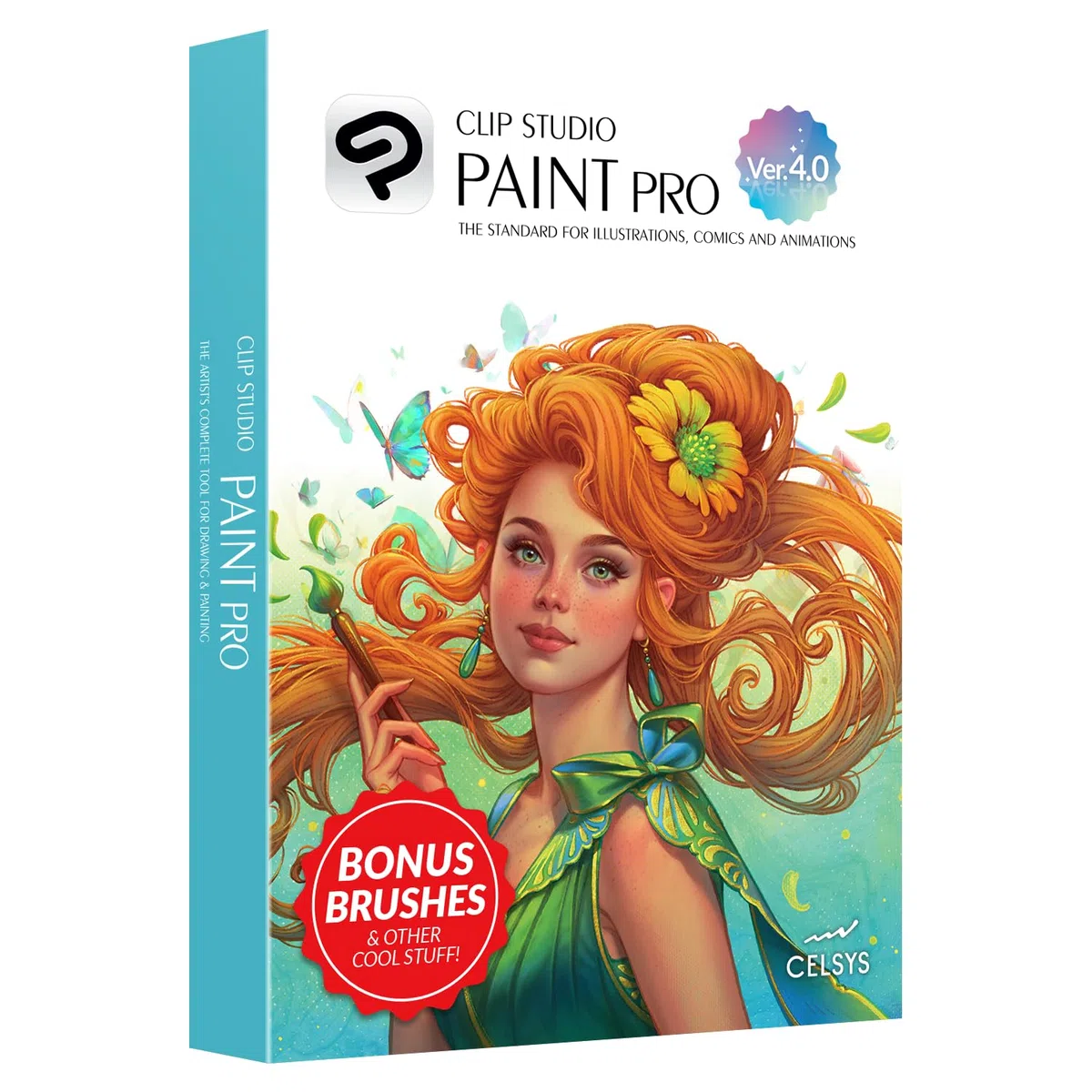 CLIP STUDIO PAINT PRO - Versión 4 | Licencia Perpetua | para Windows y macOS